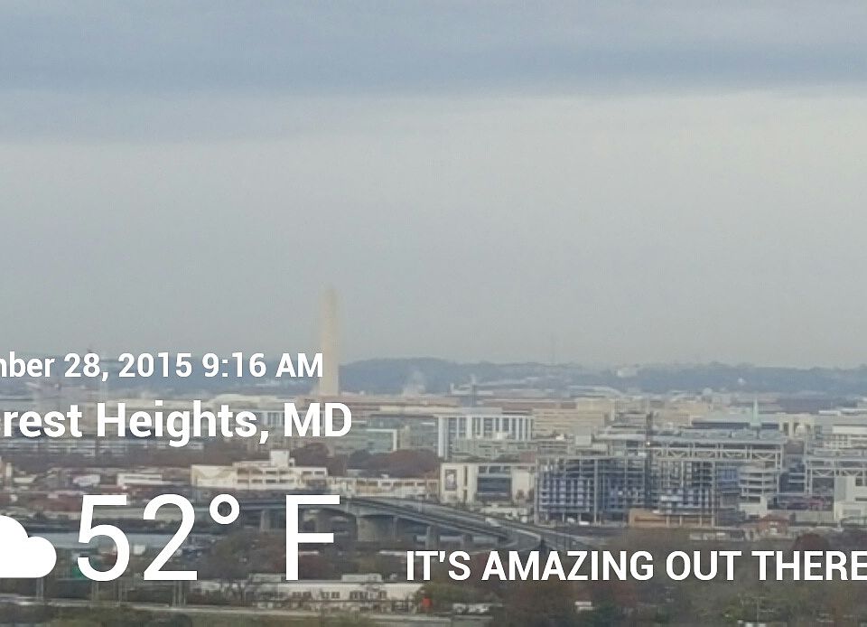 View of DC