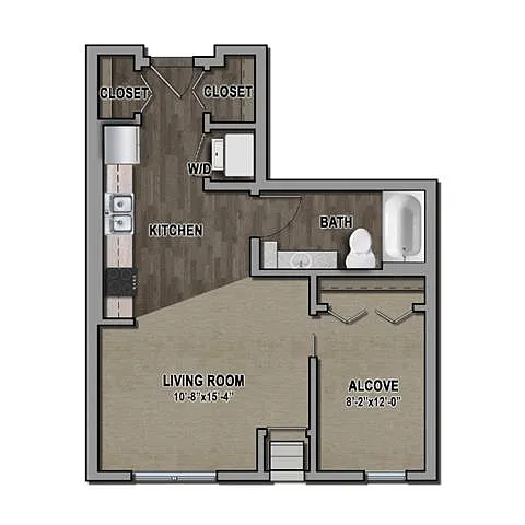 Floor plan ST4 - Alcove