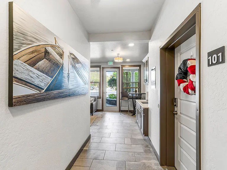 Community room hallway