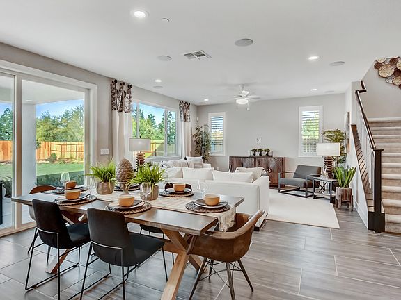 Dining area off great room