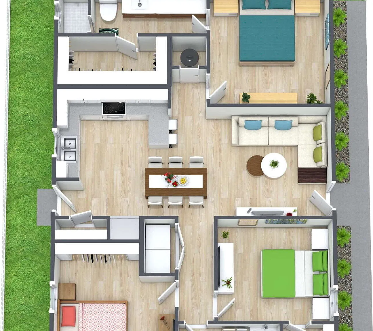 "Spacious 3-Bed Alton Apartment with Modern Granite Touches 1118 Sq Ft of Comfort!" — Photo 2