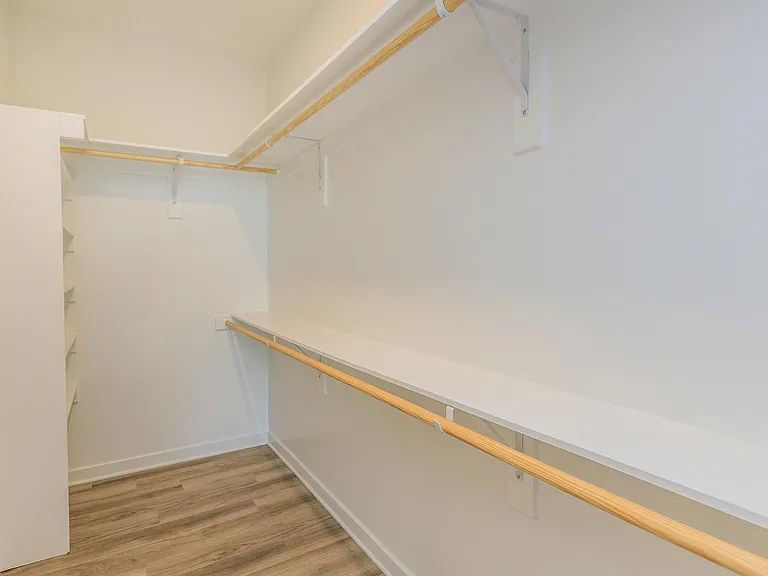 EXPANSIVE WALK-IN CLOSETS