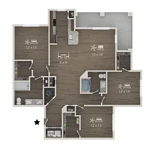 Floor plan Marina