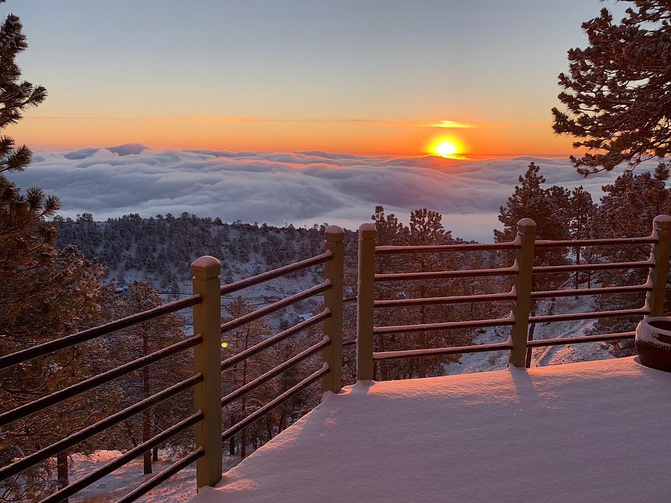 Above the clouds over Boulder