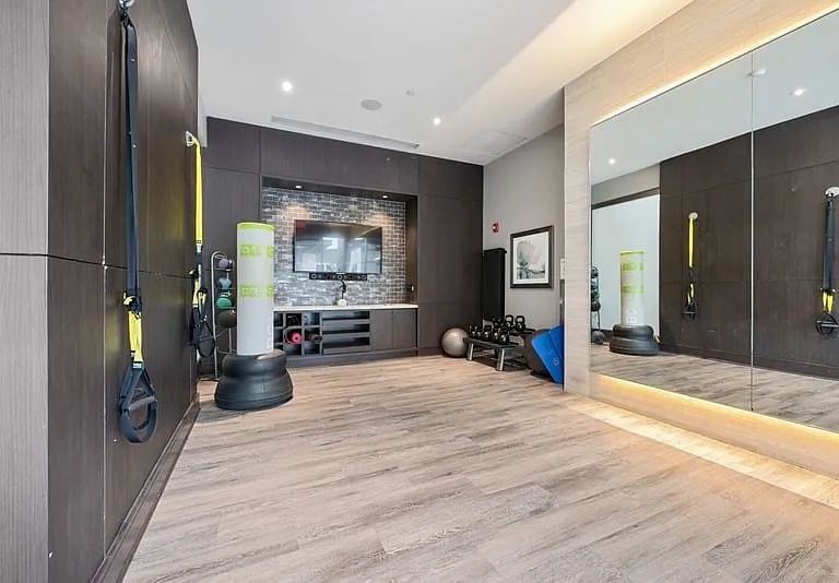 Our fitness studio offers the perfect setting for yoga, strength training, and everything in between