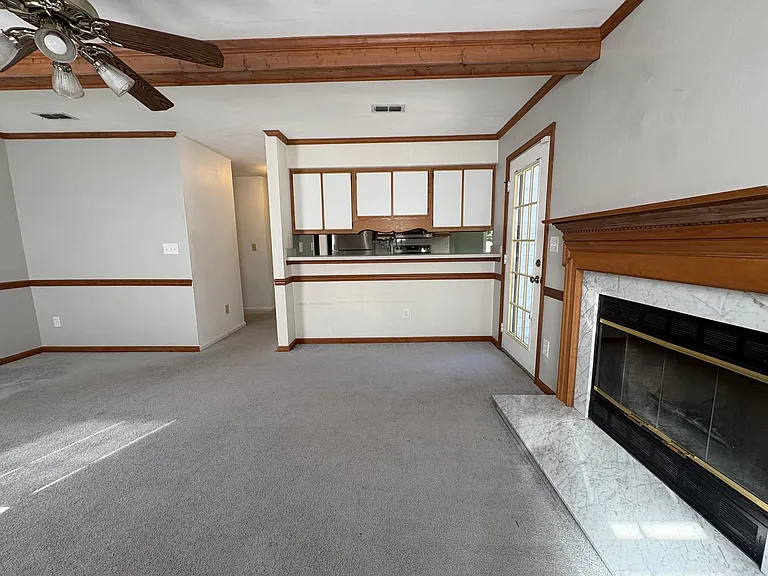 Additional living space and operational wood-burning fireplace