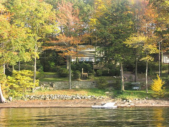 house and lakefront