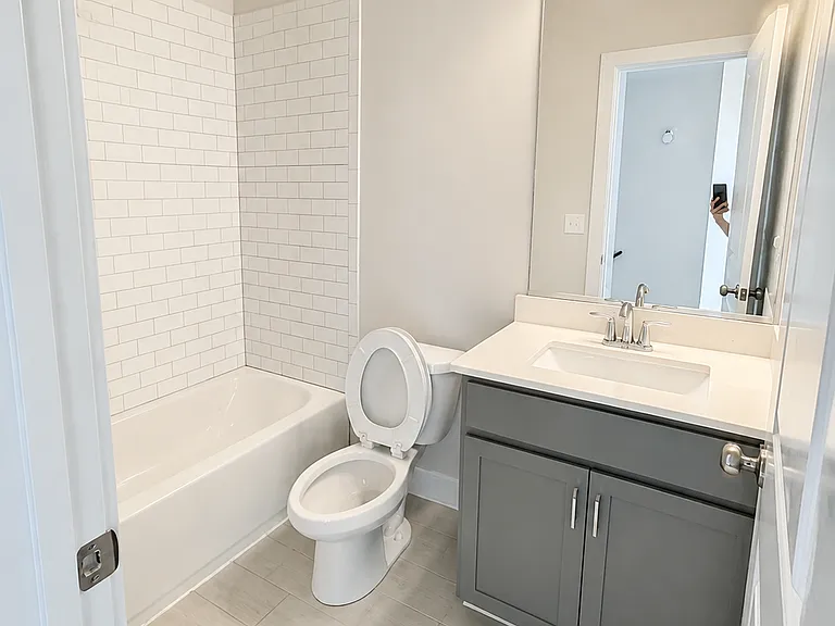 top level full guest bathroom