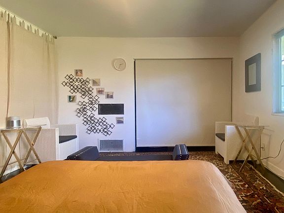 Private bedroom toward closet