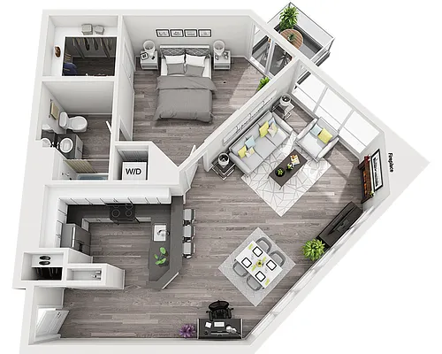 Floor plan Plan A1F