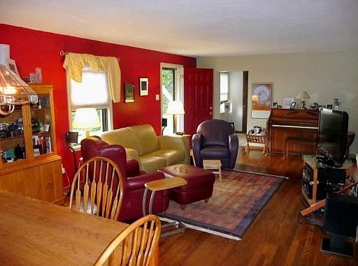 Open Dining Room and Living Room w/Hardwood Floors