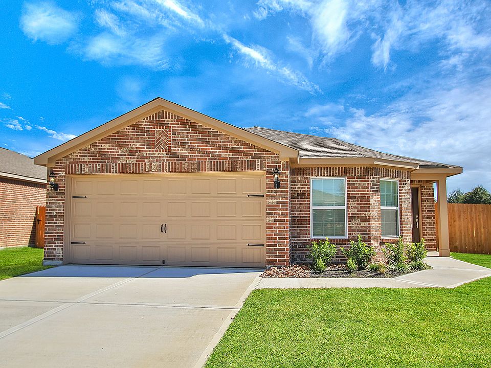This home is a beautiful single story home with brick exterior and front yard landscaping