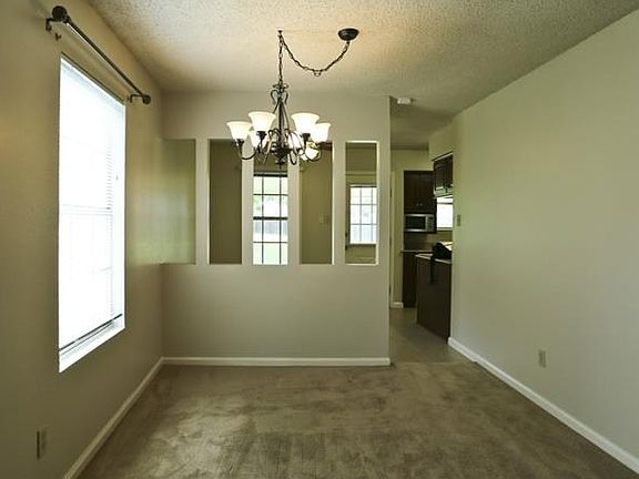 Dining area off living room