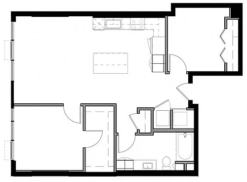 Floor plan 2B