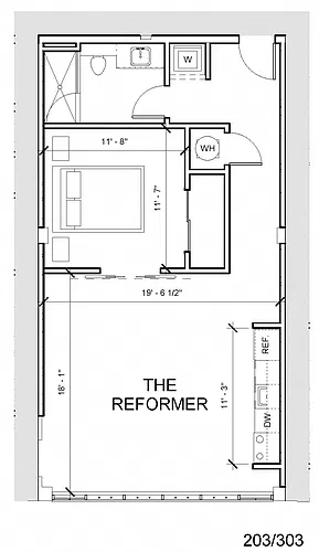 Floor plan The Reformer