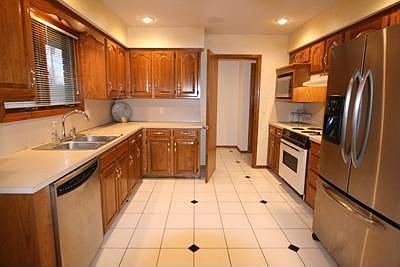 kitchen - far door is to utility room