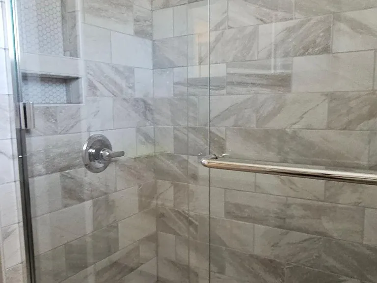 Full view of the shower.