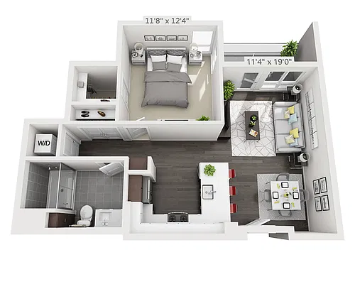 Floor plan A1C