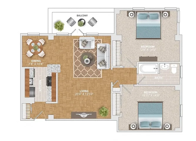 Floor plan The Duke