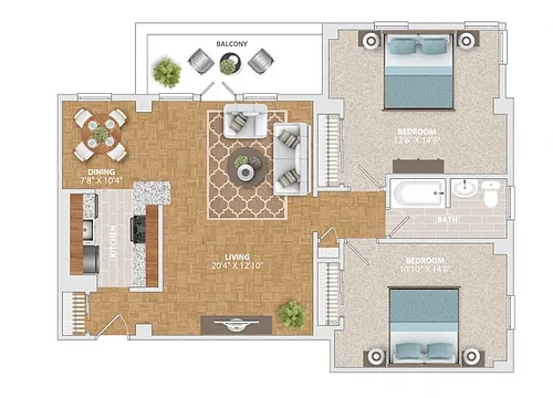 Floor plan The Duke