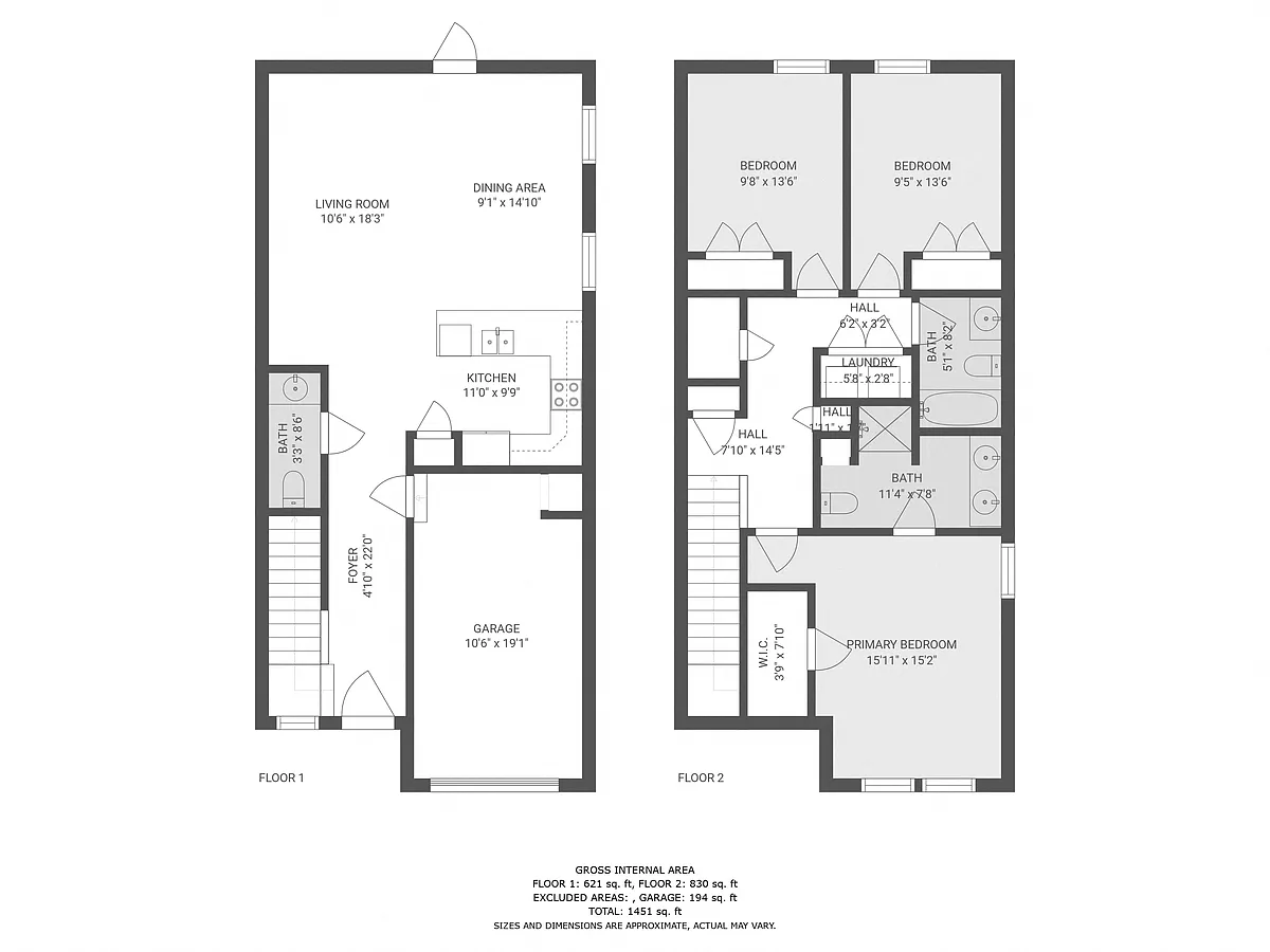 Floor plan 3 bedroom