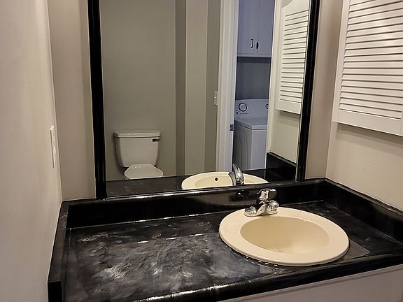 Half bath downstairs off kitchen