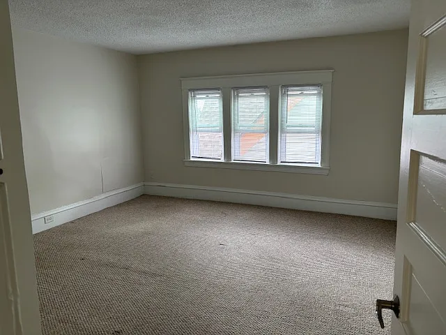 Bedroom looking from door to bedroom.
We do not have photos of the apartment furnished.