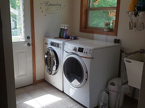 laundry area