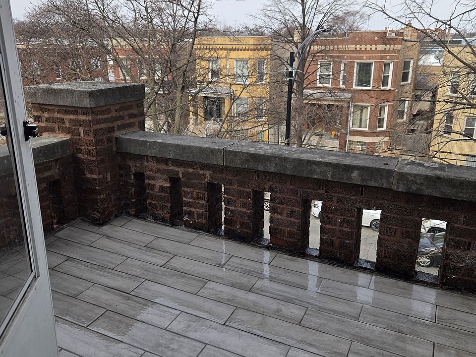 Balcony overlooking Wrightwood Ave.