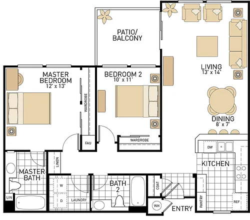 Floor plan Plan D