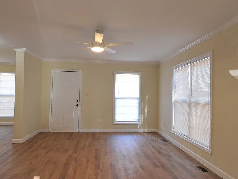 Living room facing front door