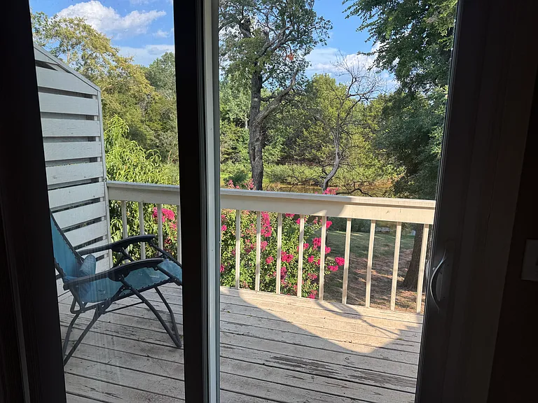Upstairs balcony off Master