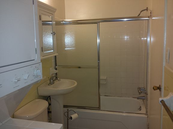 Full Bath with Stacked W/D