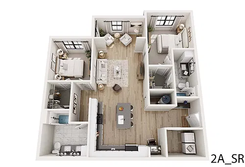 Floor plan 2A-SR
