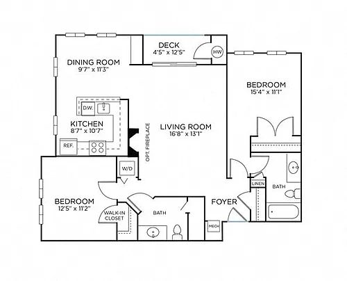 Floor plan Brookeville