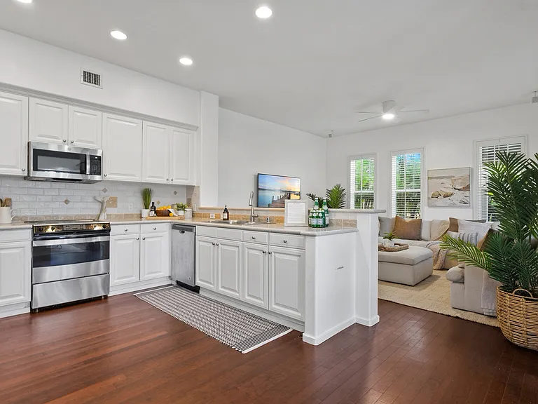 Kitchen to Living Area