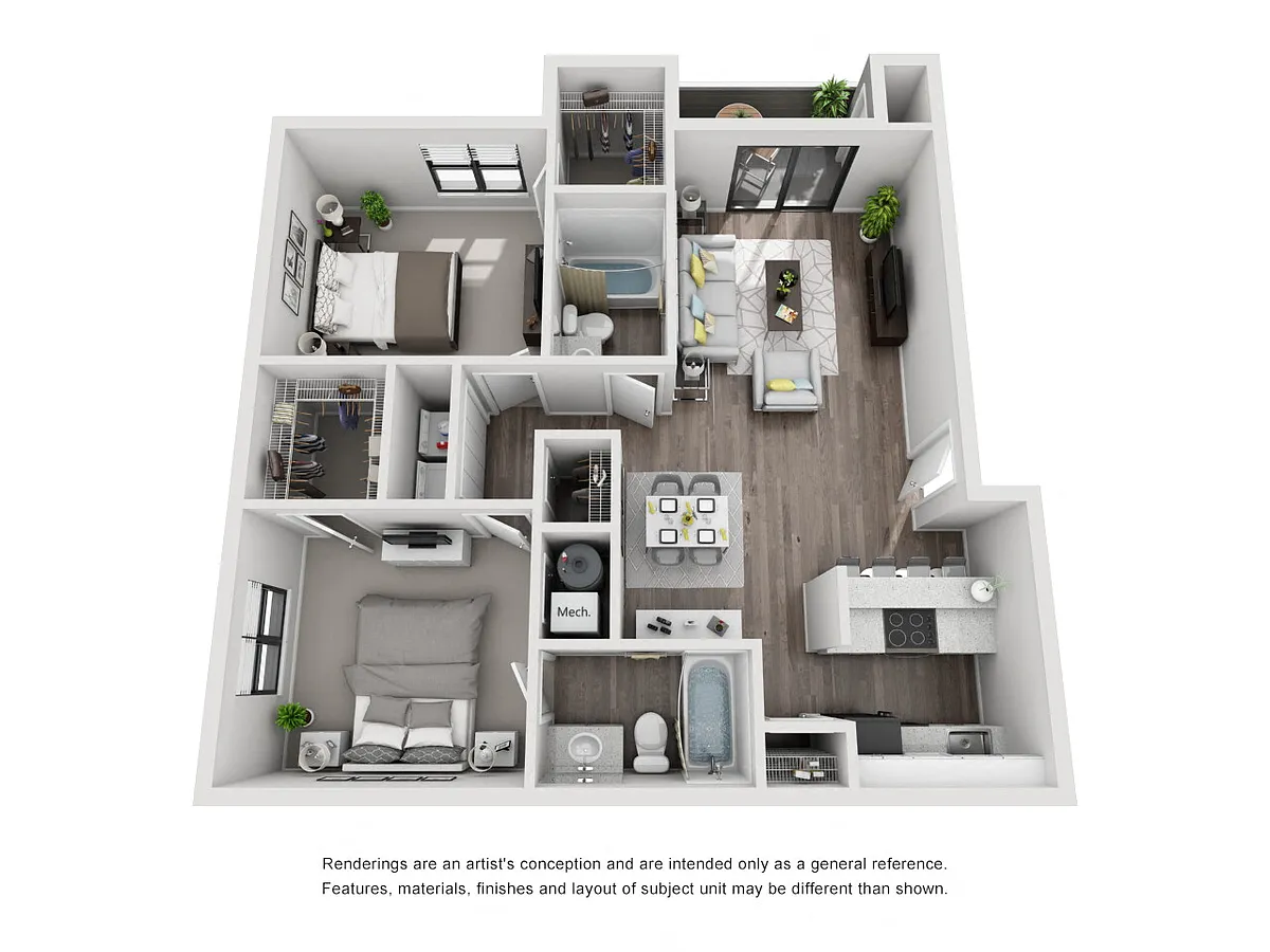 Floor plan B2 Laurel