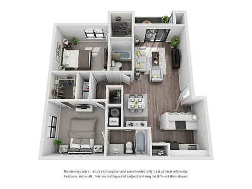 Floor plan B2 Laurel