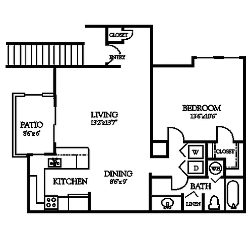 Floor plan 1B