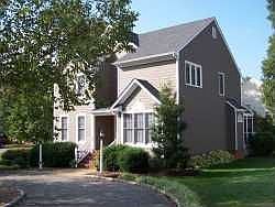 Front with circular driveway