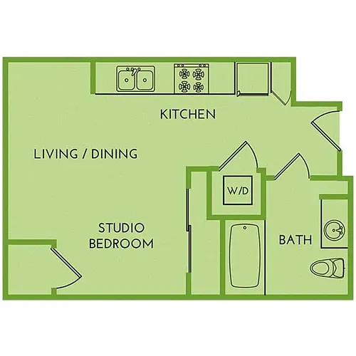 Floor plan Studio