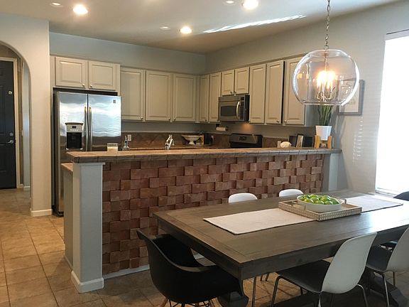 Kitchen and dining area