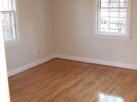 Main floor bedroom to the right