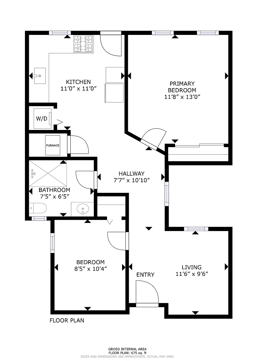 Floor plan Two Bedroom