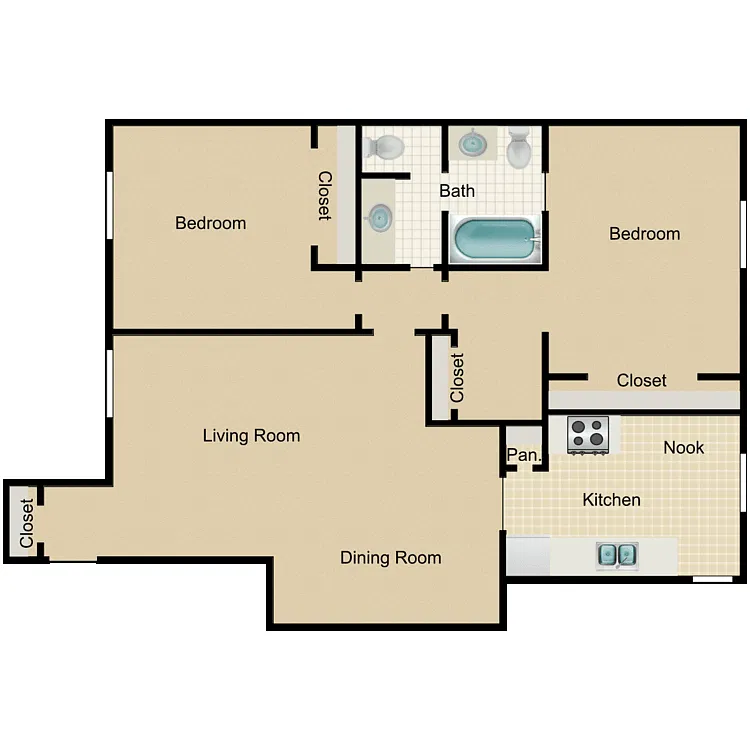 Floor plan Laural House
