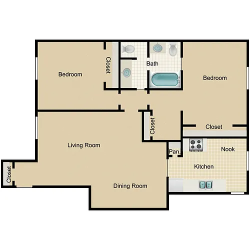 Floor plan Laural House