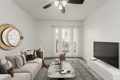 Floor plan 2 Bed 1 Bath Downstairs