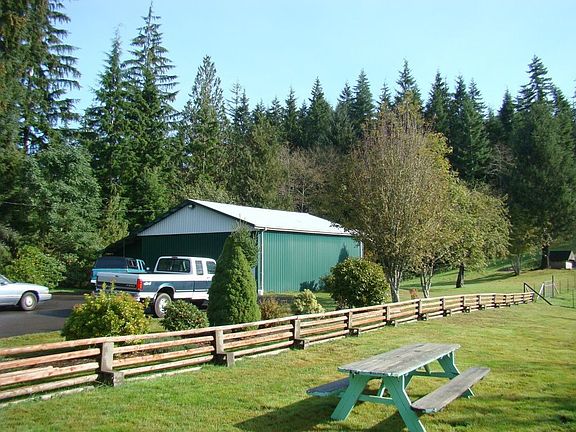Backyard & Front view of the Workshop.