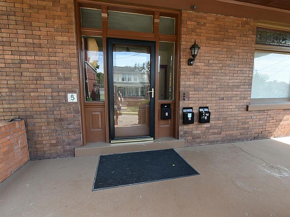 Front door to House