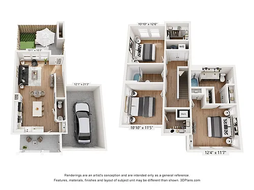 Floor plan The Star with Garage